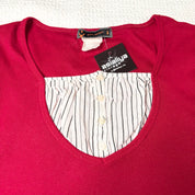 Cop Copine Layered Office Siren Top (S)