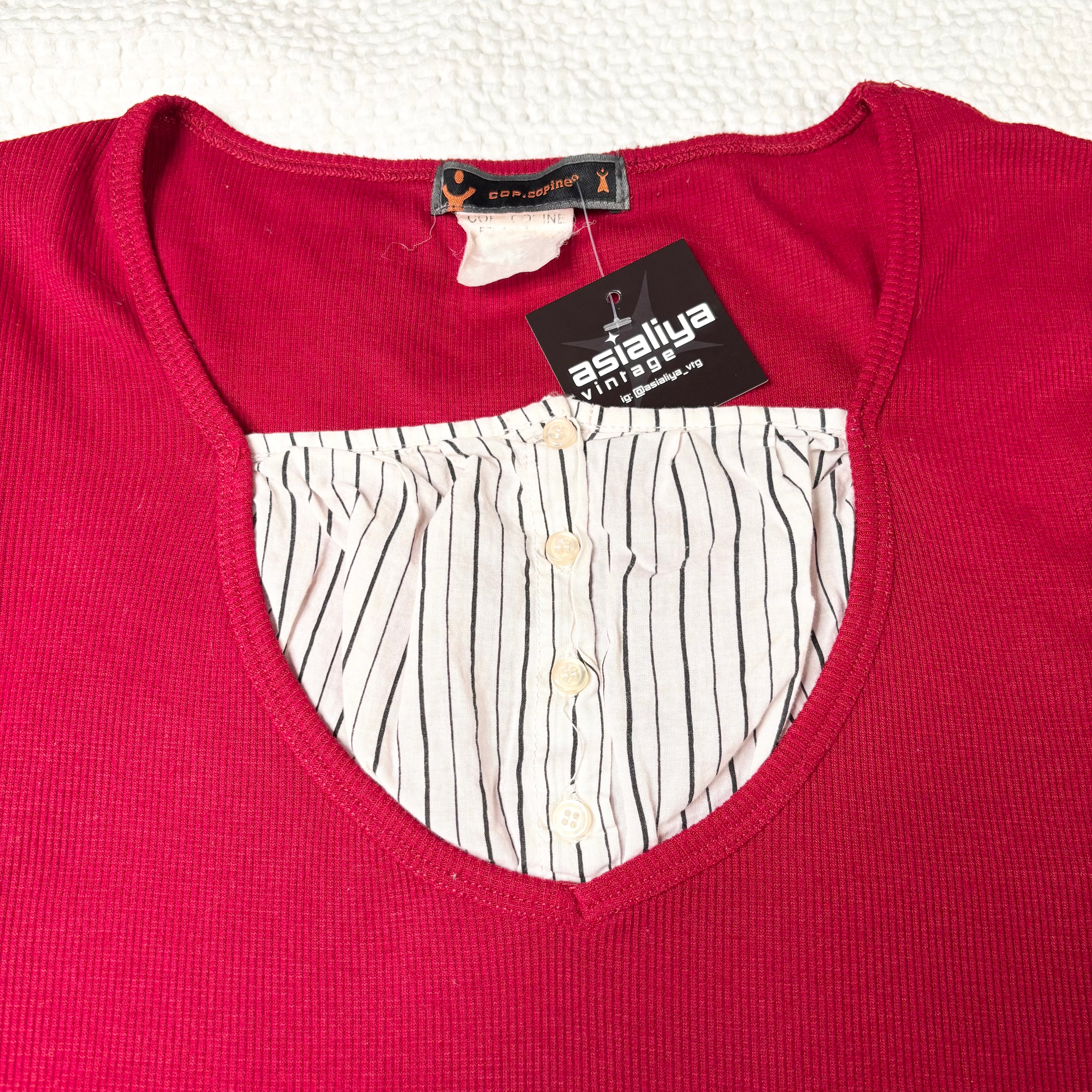 Cop Copine Layered Office Siren Top (S)