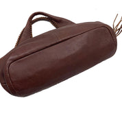 Brown Leather Shoulder Bag