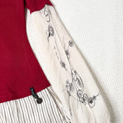 Cop Copine Layered Office Siren Top (S)