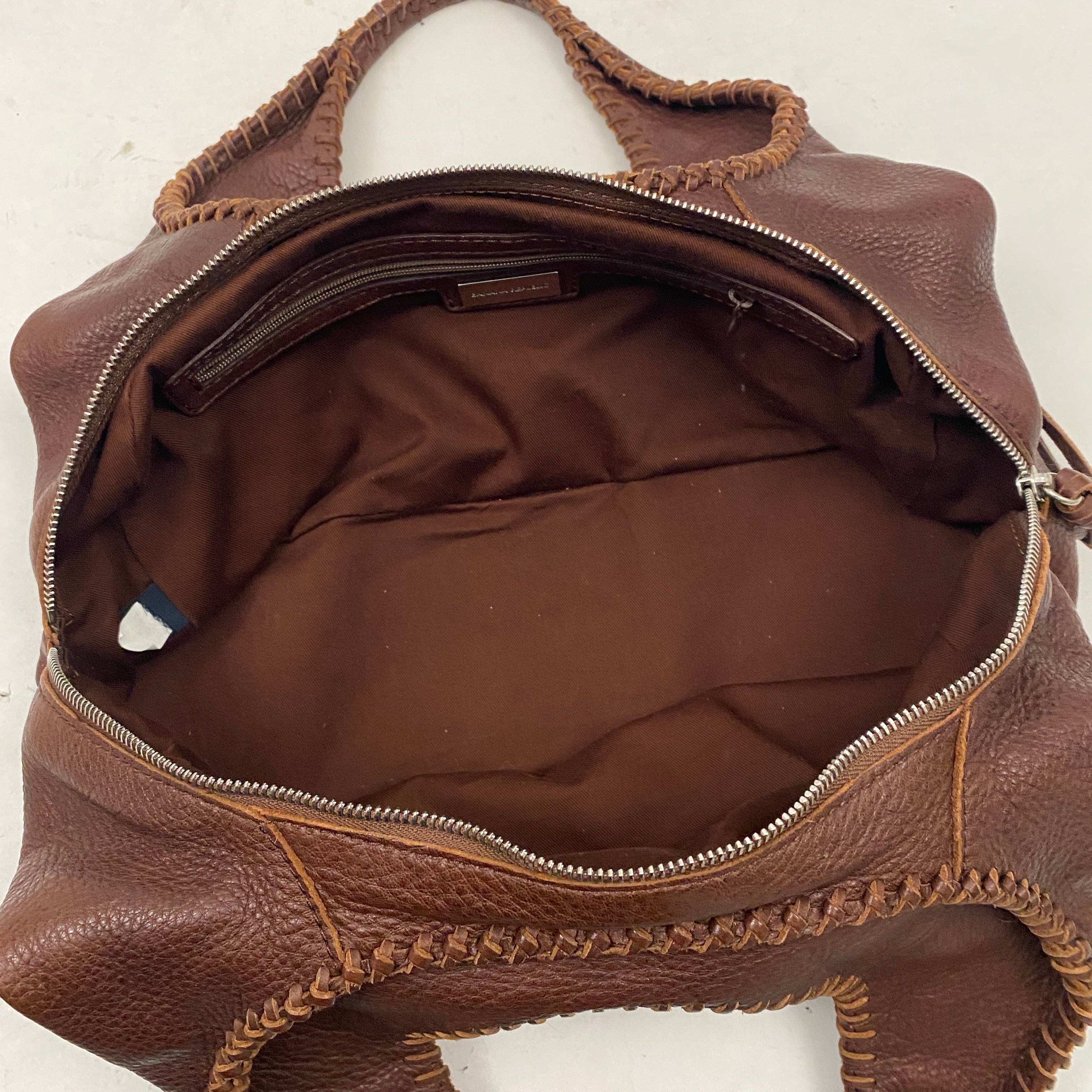 Brown Leather Shoulder Bag