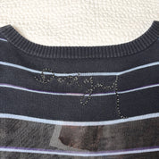 Desigual Graphic Puff Sleeve Sweater (S-M)
