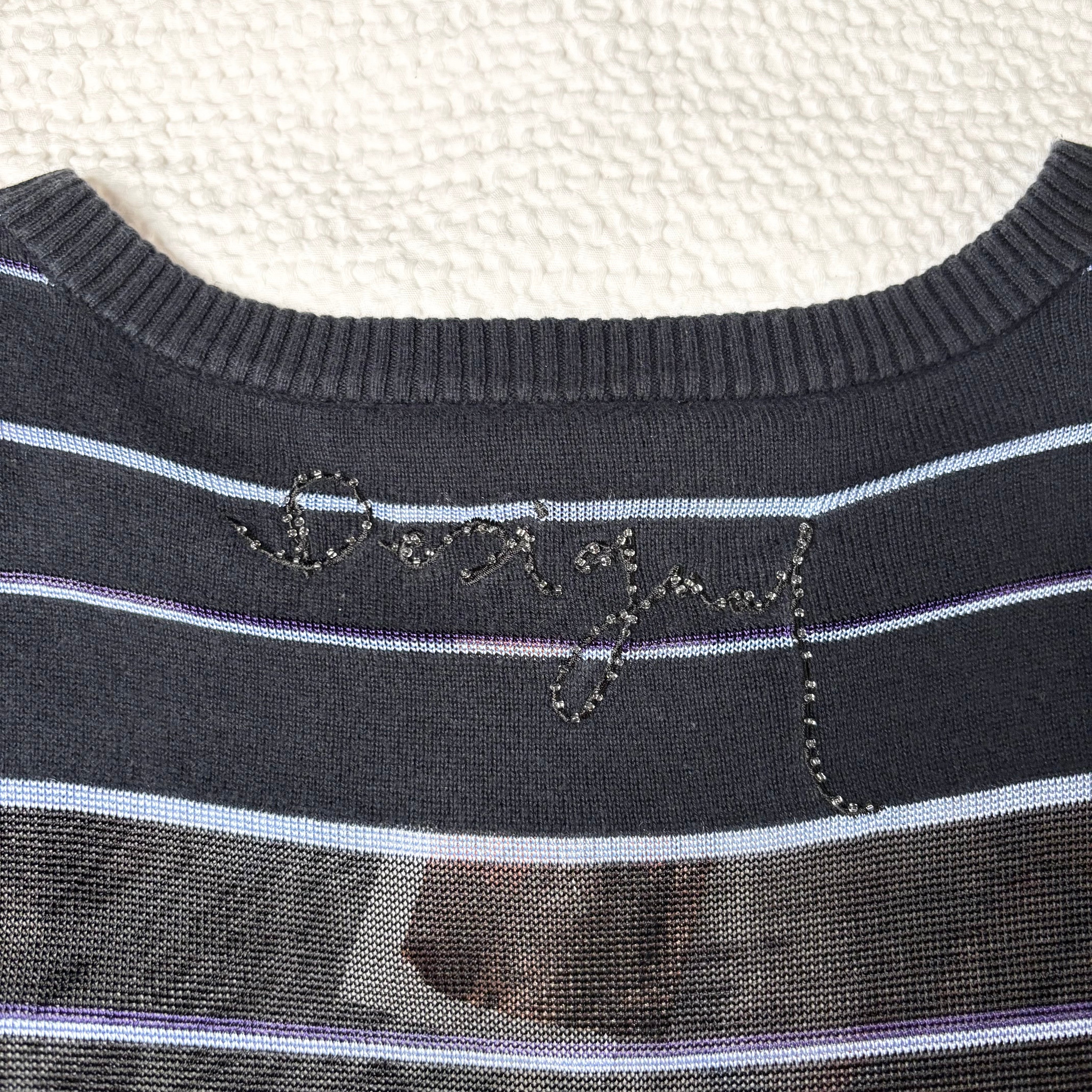Desigual Graphic Puff Sleeve Sweater (S-M)