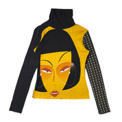 Custo Barcelona Face Graphic Turtleneck (S)