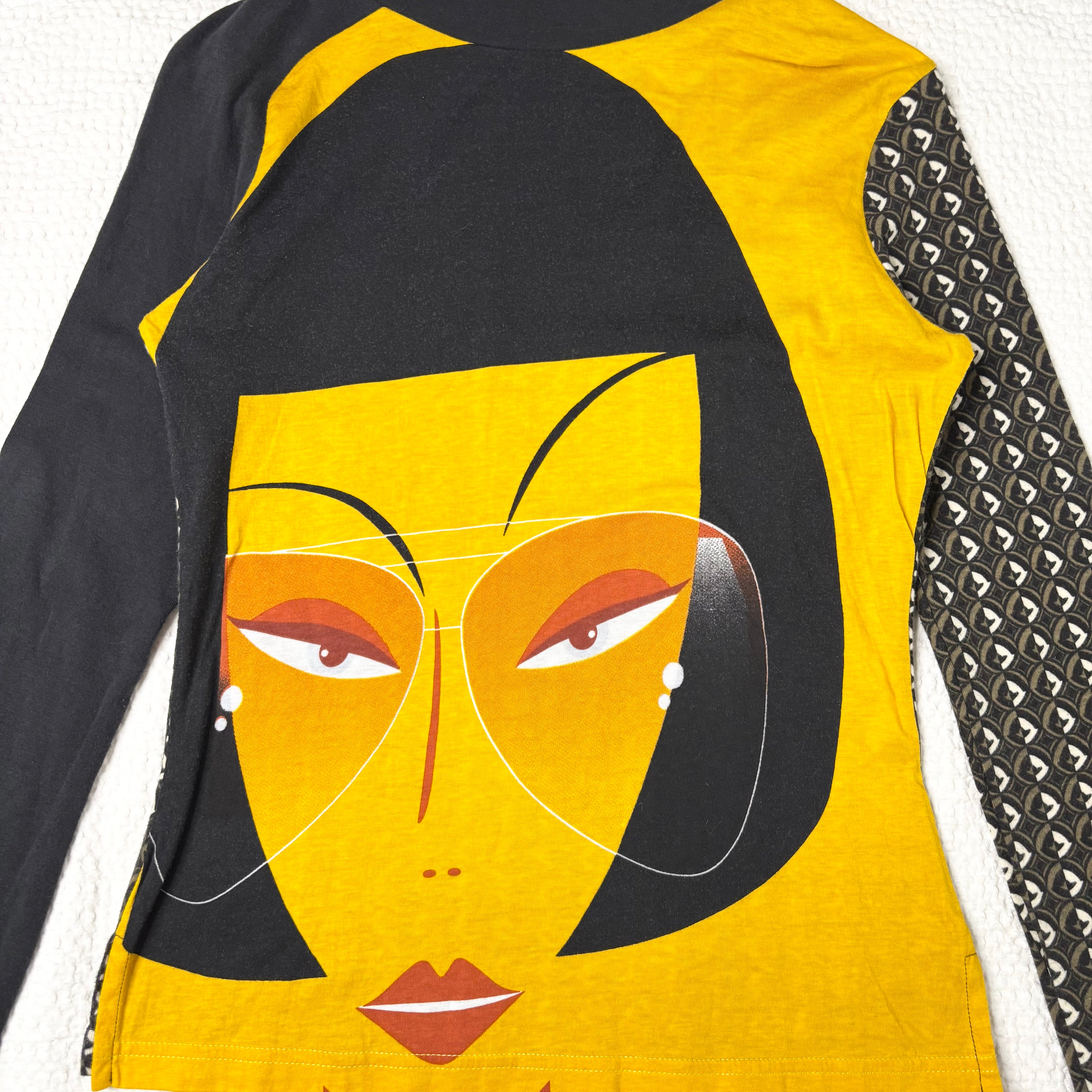 Custo Barcelona Face Graphic Turtleneck (S)