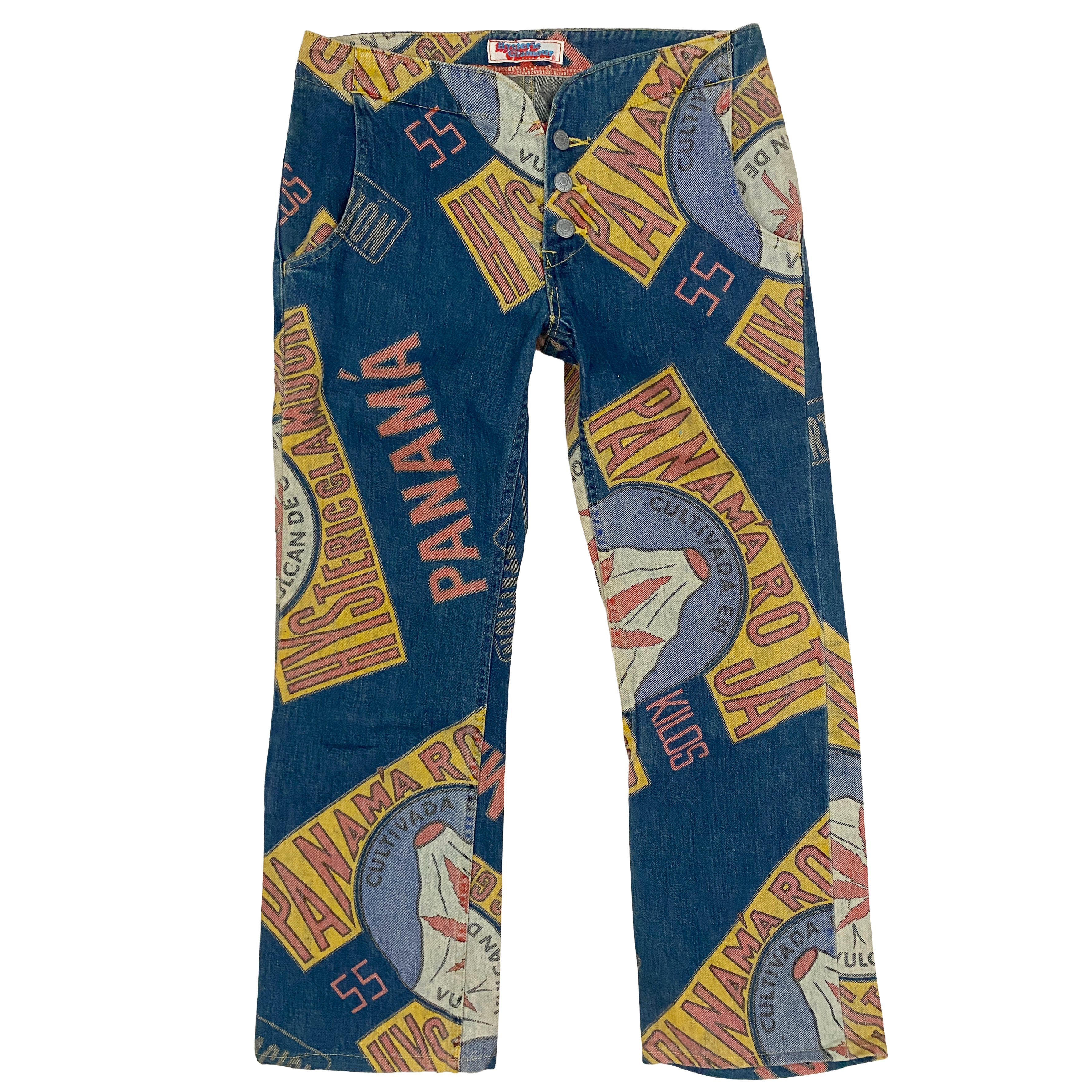Hysteric Glamour Panama Graphic Kick Flare Jeans (S)