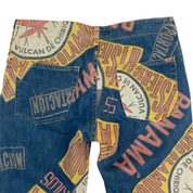 Hysteric Glamour Panama Graphic Kick Flare Jeans (S)