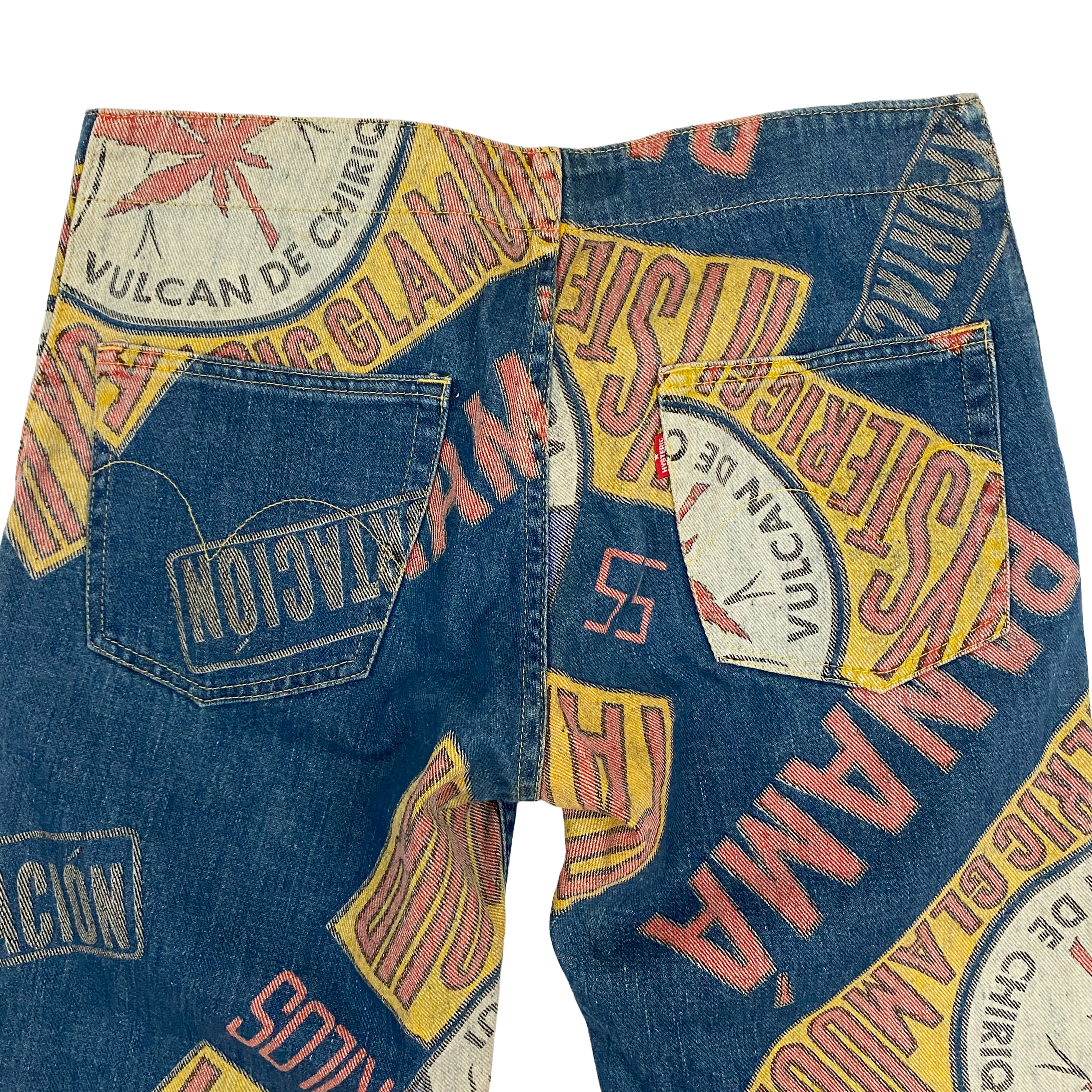 Hysteric Glamour Panama Graphic Kick Flare Jeans (S)