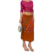 Embellished Midi Skirt (S)