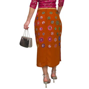 Embellished Midi Skirt (S)