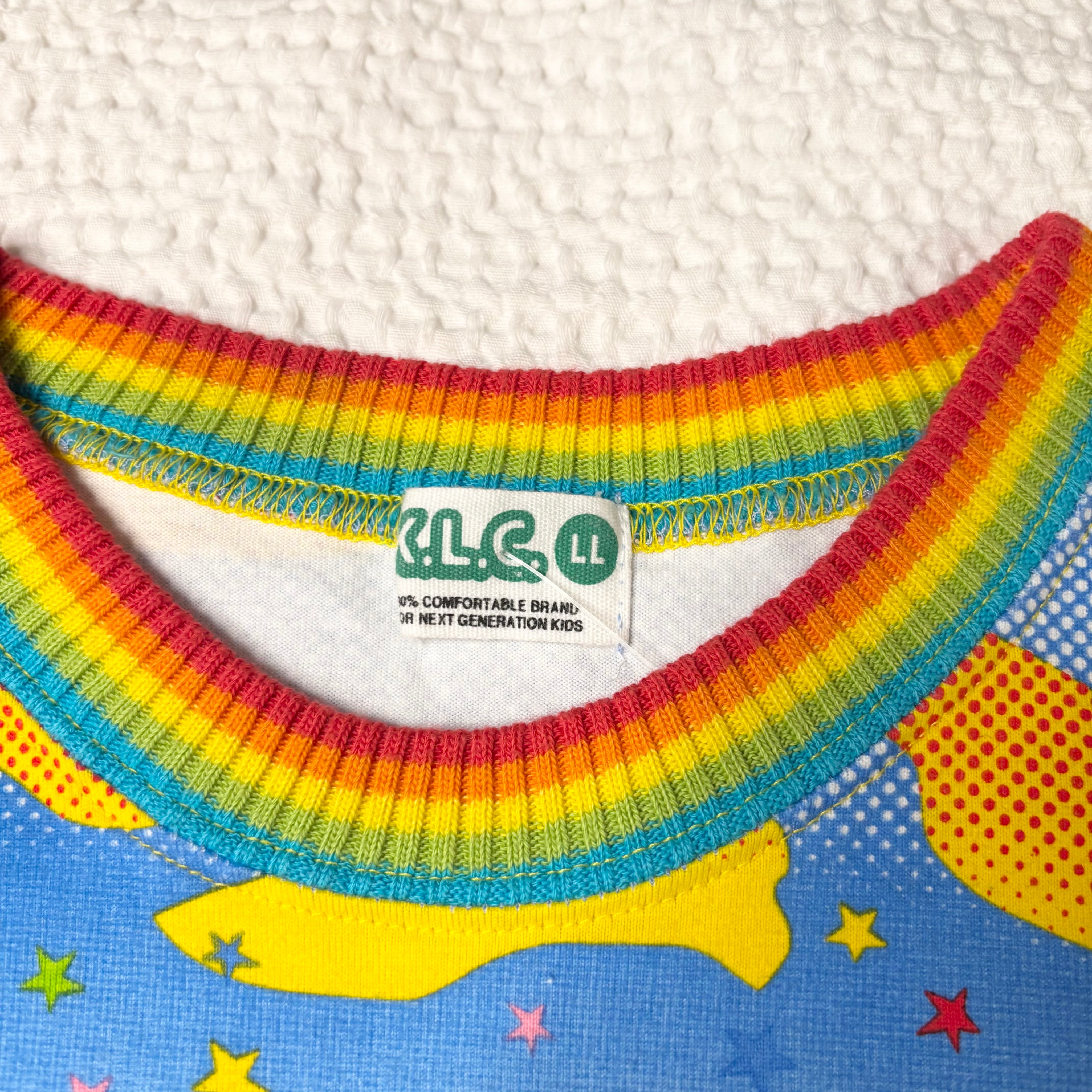 KLC J-Fashion Rainbow Psychedelic Graphic Tee (S)