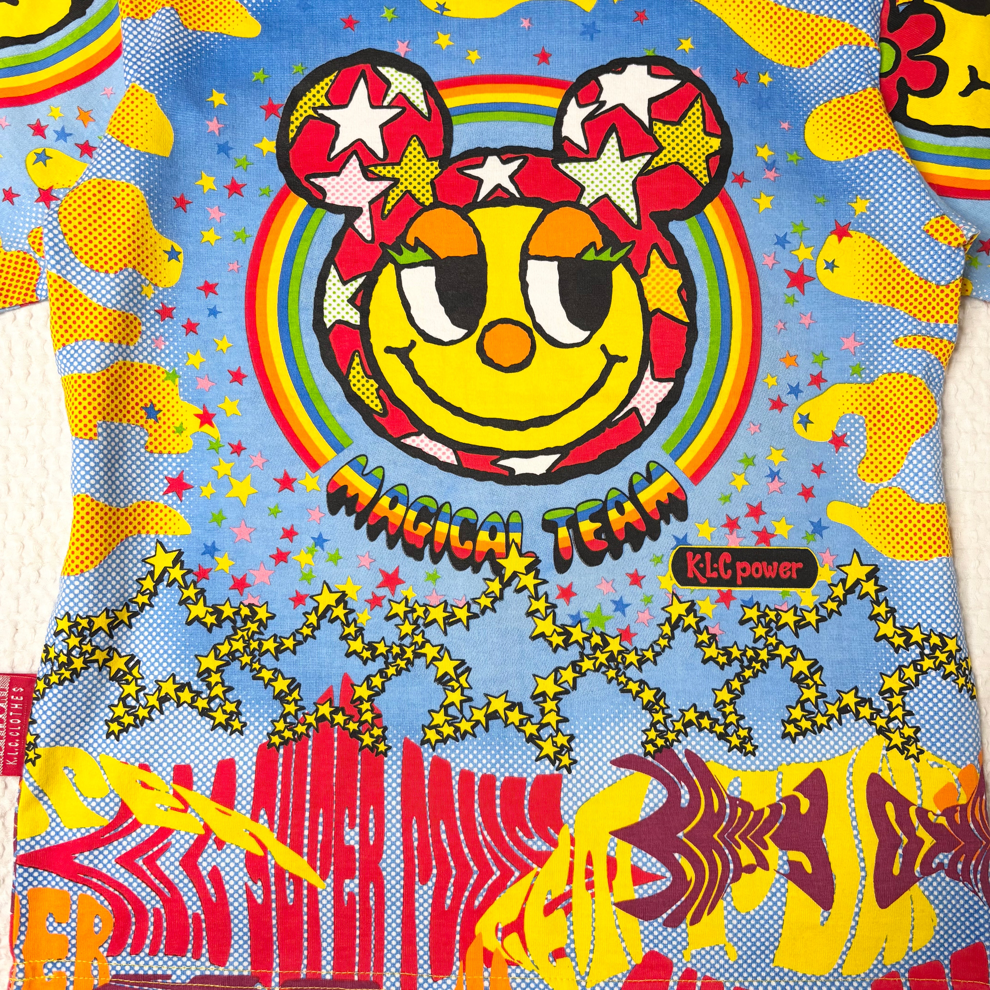 KLC J-Fashion Rainbow Psychedelic Graphic Tee (S)