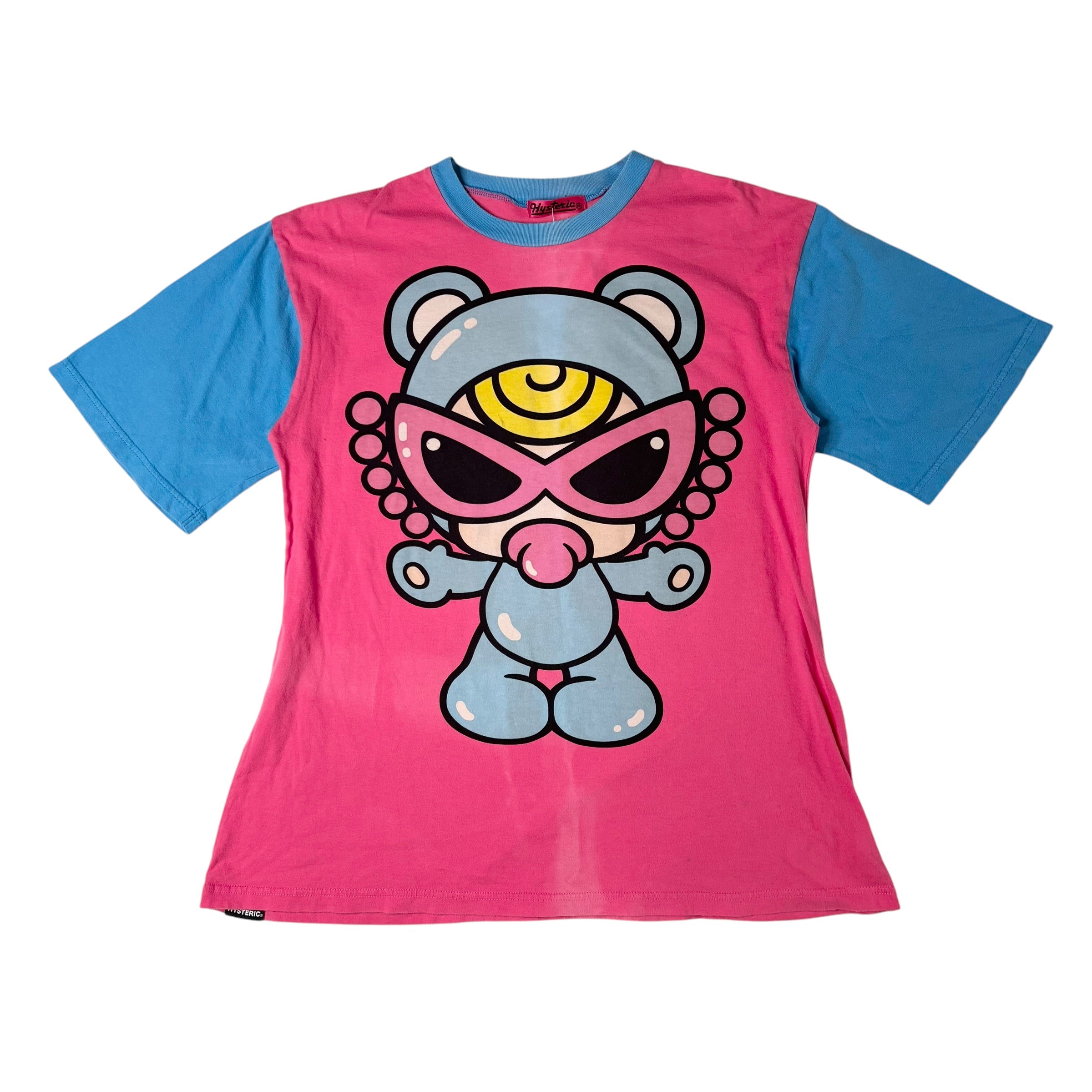 Hysteric Glamour Color Block Graphic Tee (L)