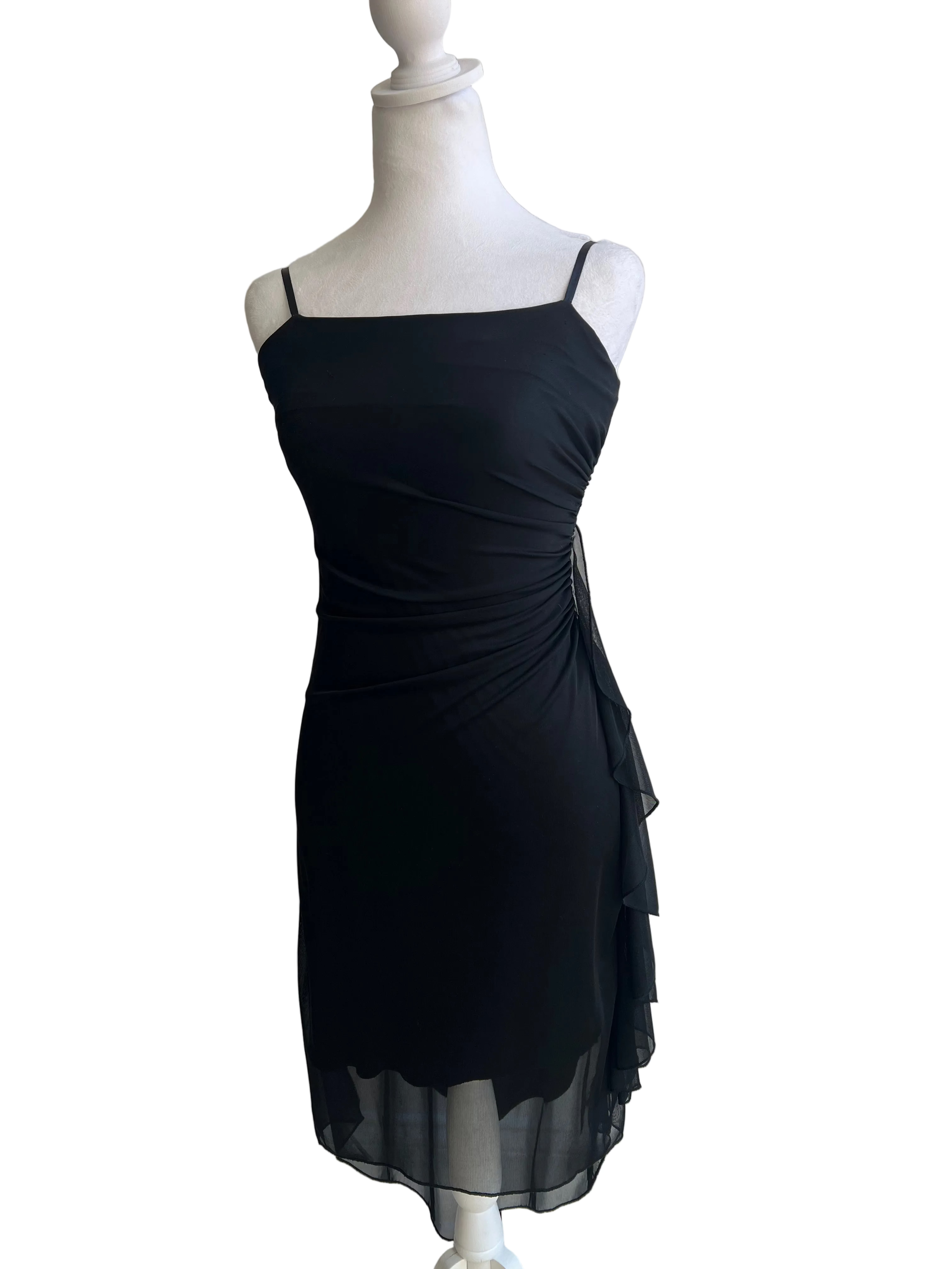 1990s Whimsy City Triangles Mini Dress (XS/S)