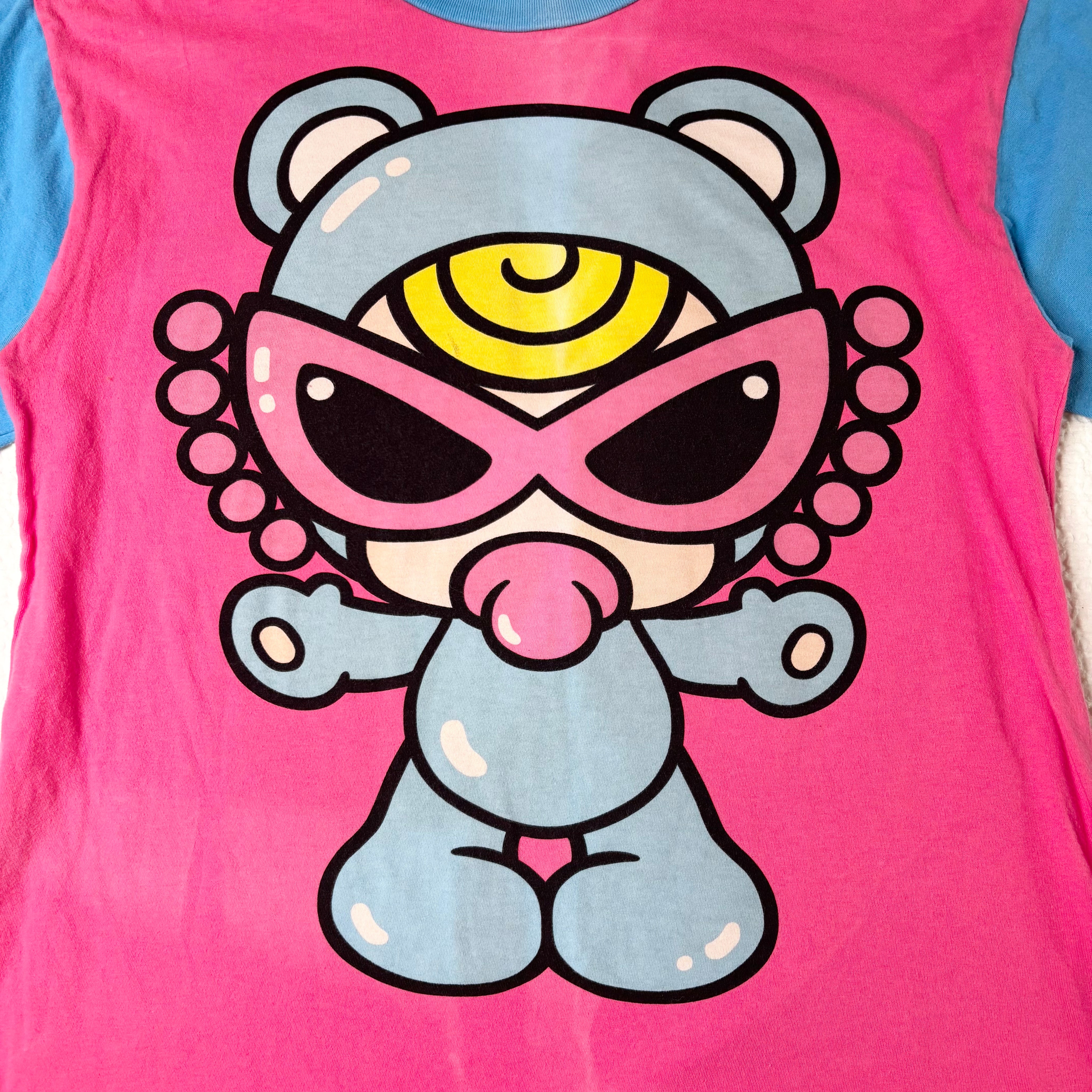 Hysteric Glamour Color Block Graphic Tee (L)