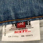 Killah Miss Sixty 2000s Mid-Rise Flare Jeans (XL)