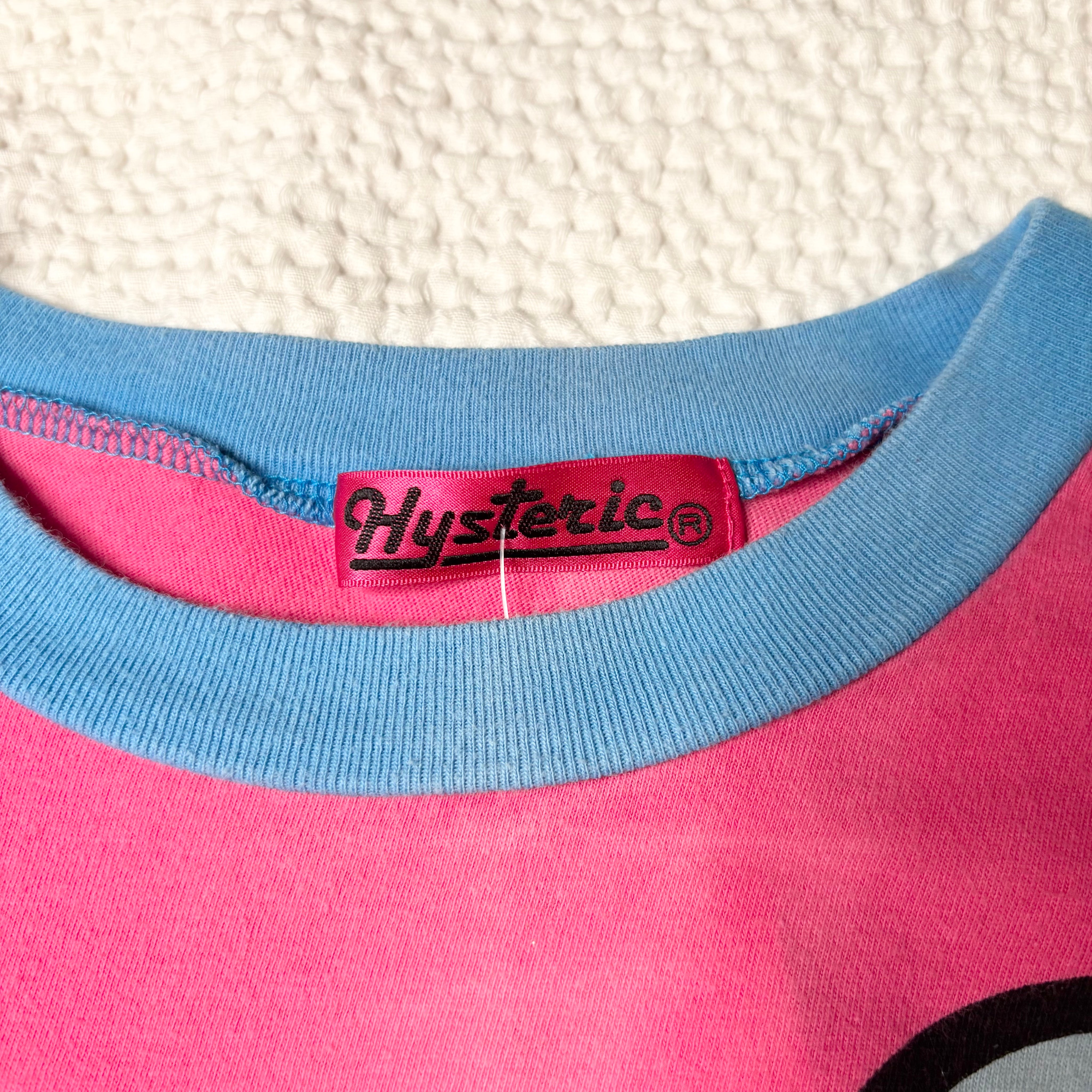 Hysteric Glamour Color Block Graphic Tee (L)