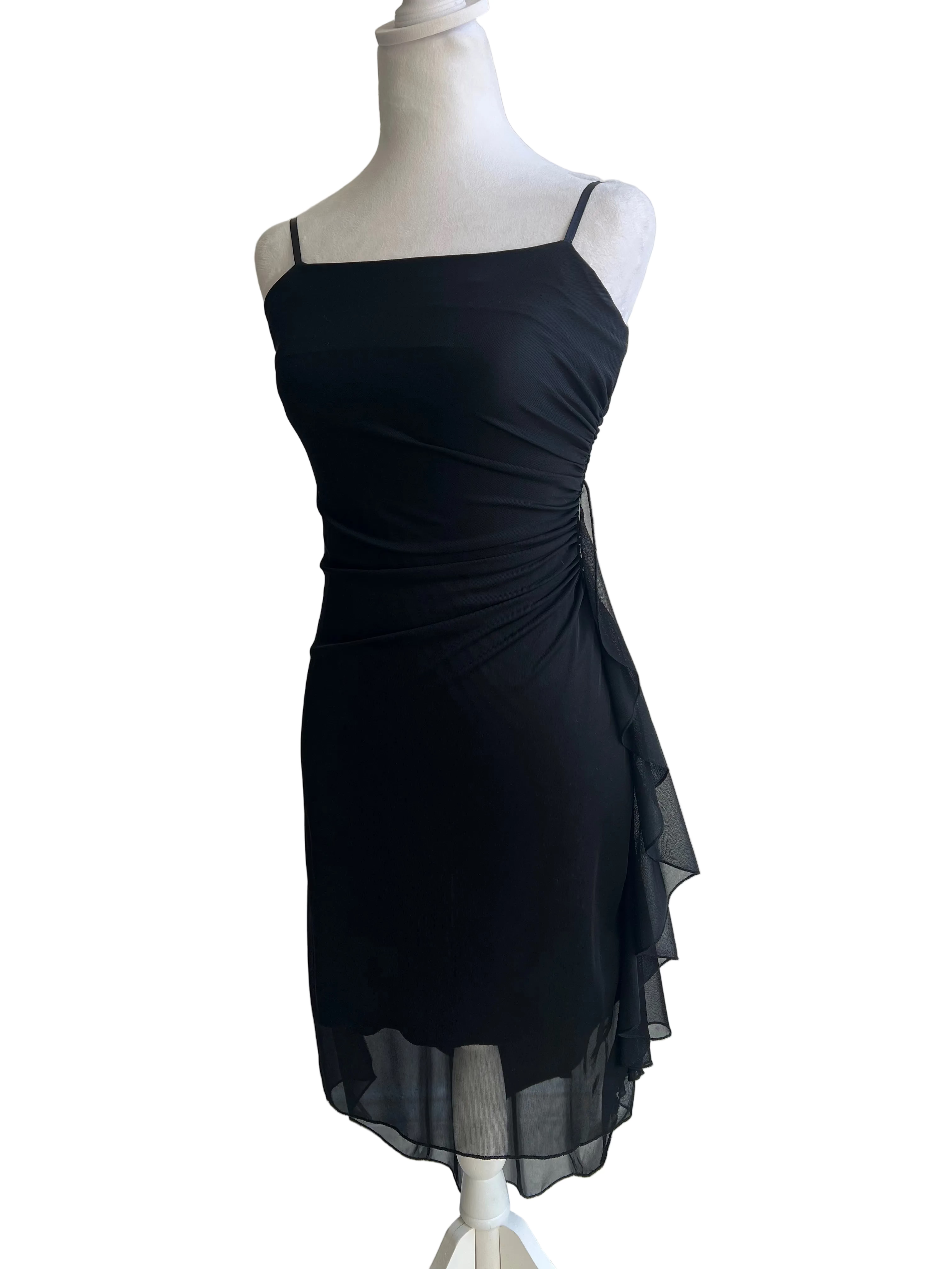 1990s Whimsy City Triangles Mini Dress (XS/S)