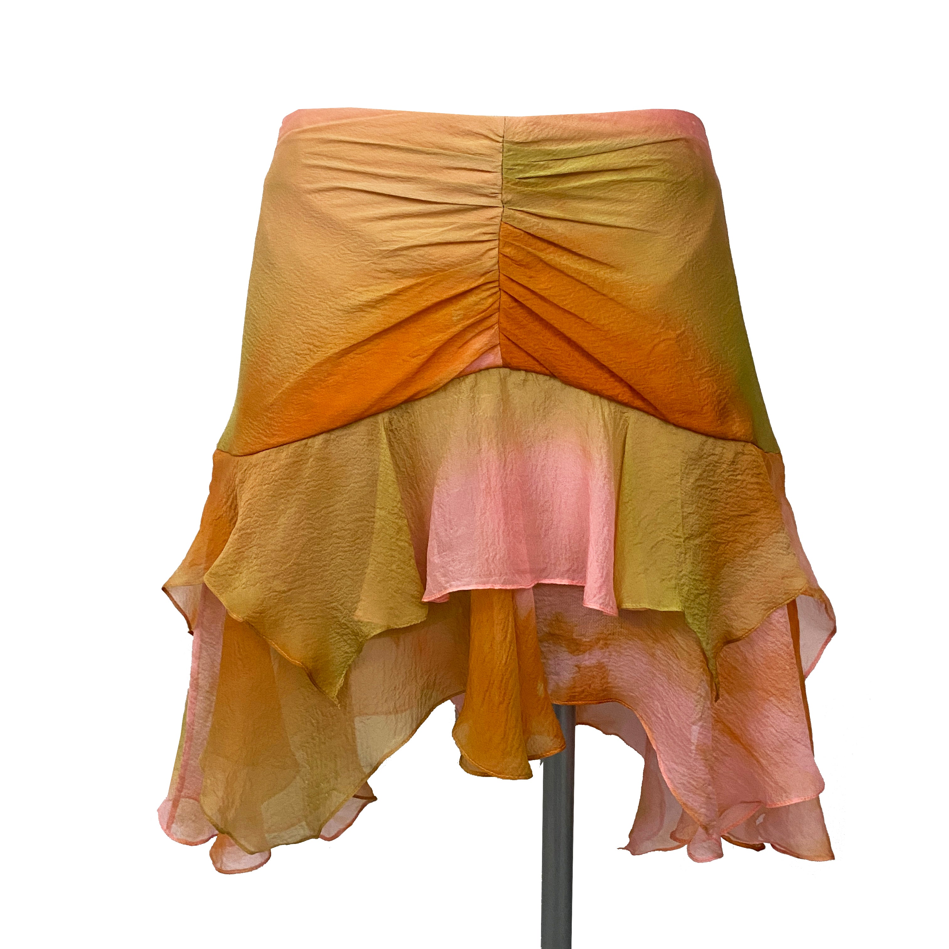 Vintage Silk Fairy Mini Skirt (M)