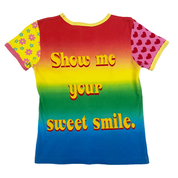 Daisy Lovers Loco Girl Island Graphic Baby Tee (M)