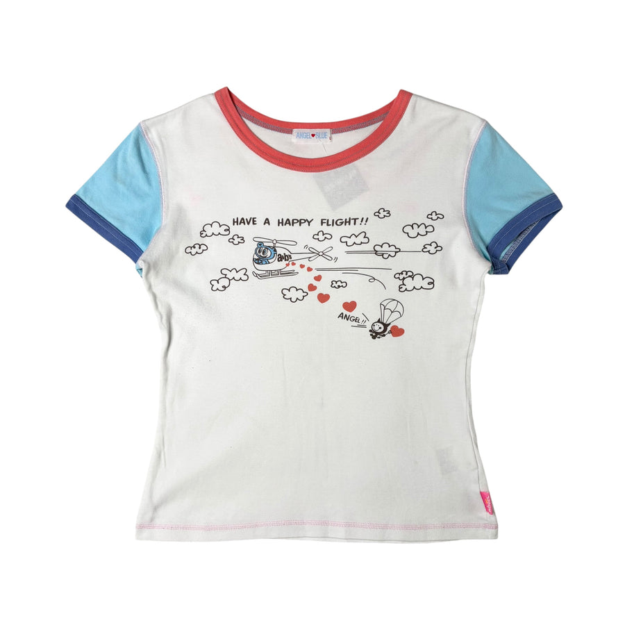 Angel Blue Helicopter Graphic Tee (M)