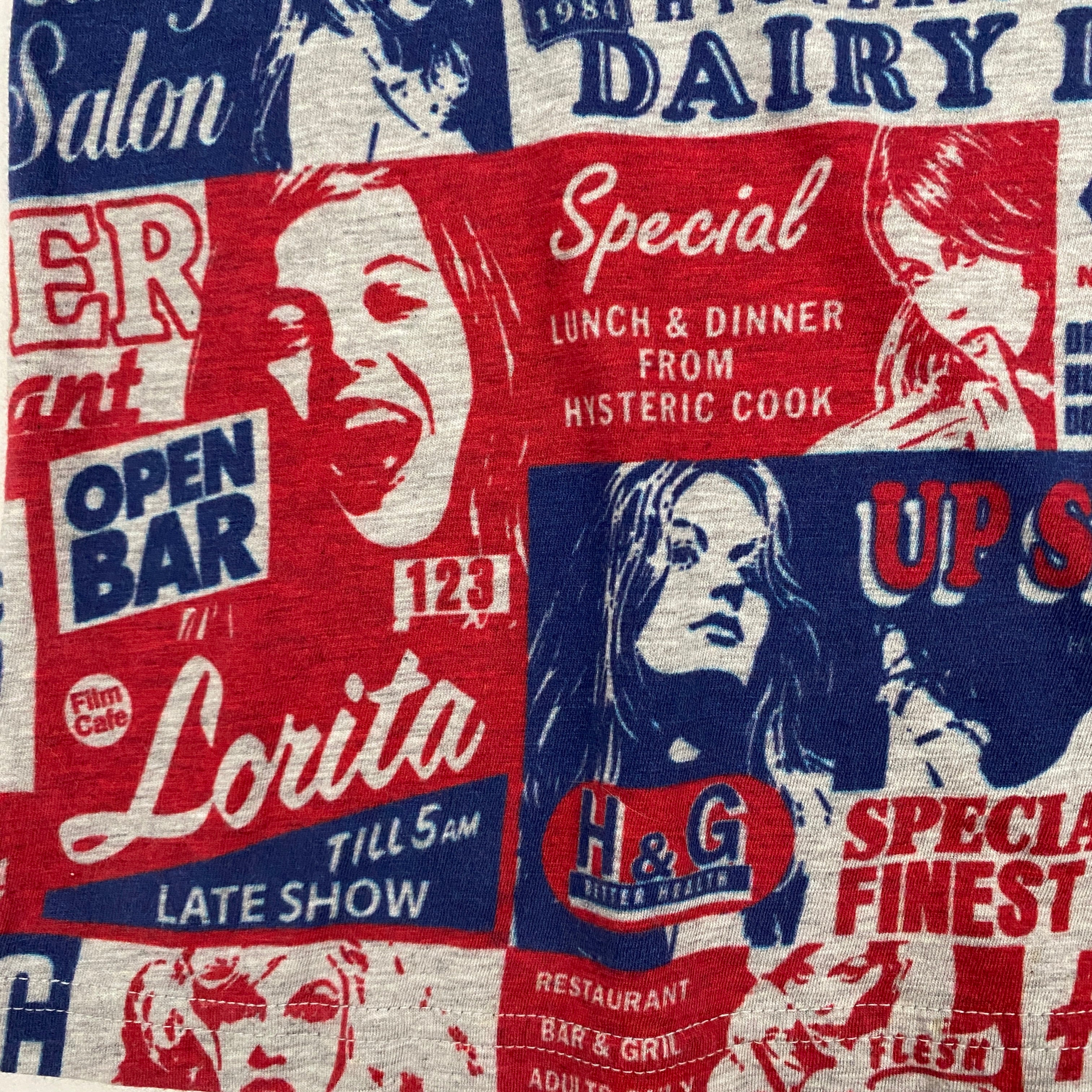 Hysteric Glamour Pin-Up Diner Graphic Tee (S/M)