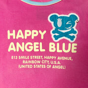 Angel Blue Color Block Graphic Tee (M)