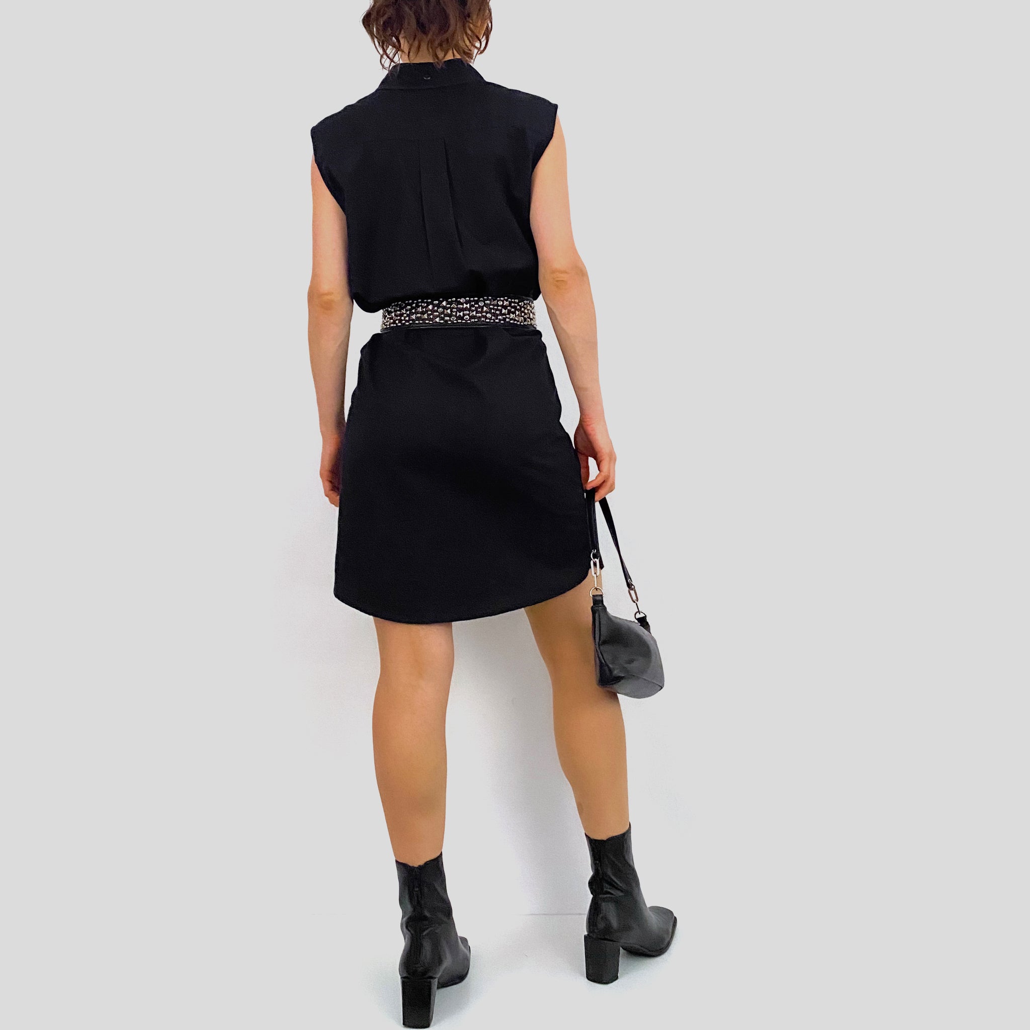 Studded Shirt Dress - L/XL
