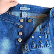 Y2K Bisou Jeans Low Rise Button Front Flare Jeans (S)
