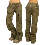 DA-NANG Surplus Camo Utility Mid Rise Flare Cargos (M)