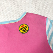 Angel Blue Color Block Graphic Tee (M)