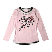 Angel Blue Layered Graphic Long Sleeve (S)
