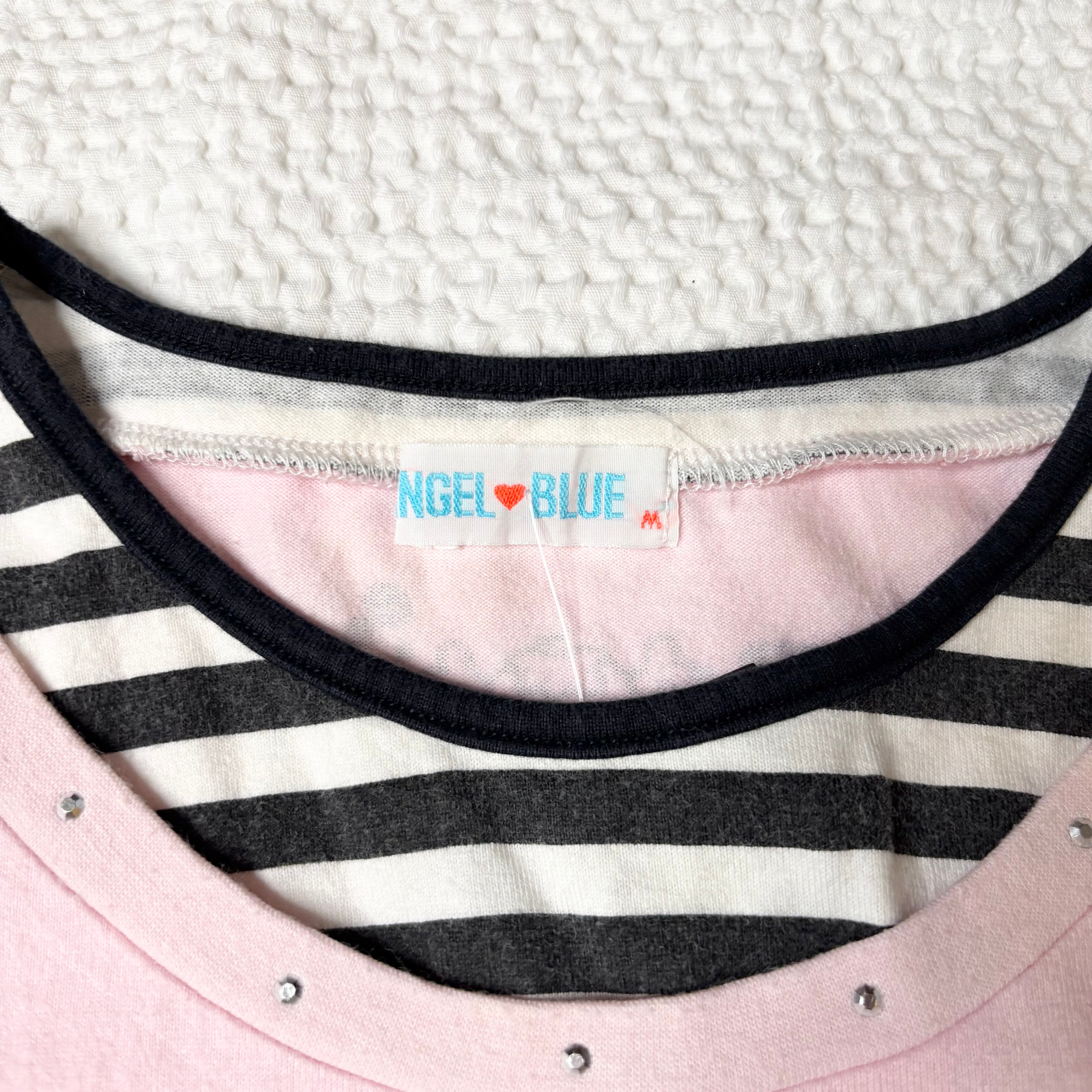 Angel Blue Layered Graphic Long Sleeve (S)