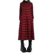 90s Striped Maxi Dress (S/M)