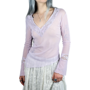 French Vintage Mesh Top (S/M)
