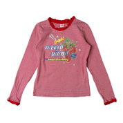 Mezzo Piano Stripe Strawberry Graphic Long Sleeve (XS)