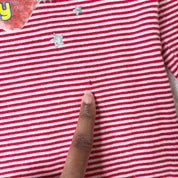 Mezzo Piano Stripe Strawberry Graphic Long Sleeve (XS)