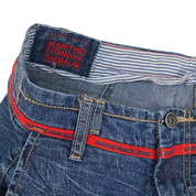Marithe Francois Girbaud Low Rise Splatter Boot Cut Jeans (M)