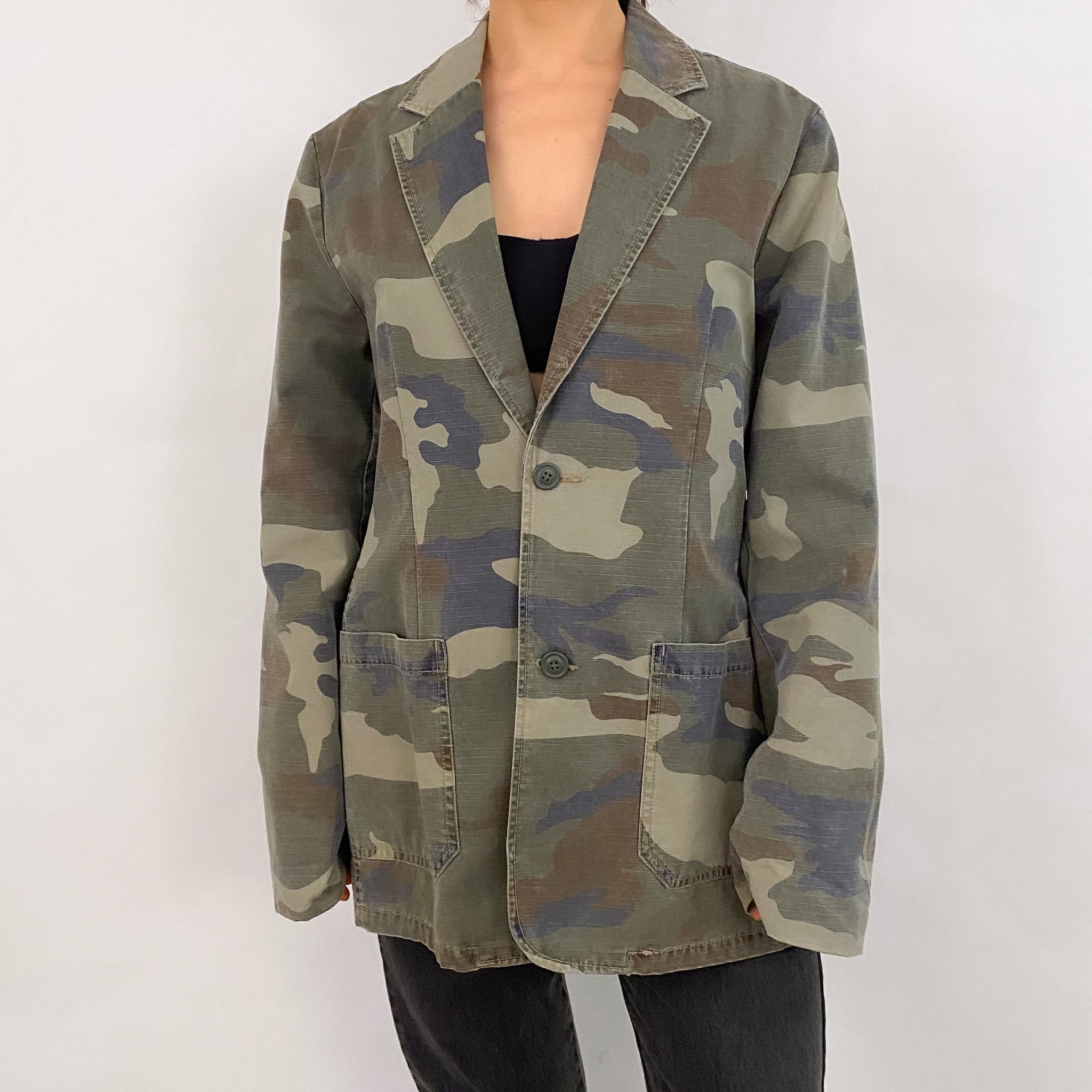 Oversized Camo Blazer (S-L)