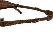 Guess Y2K Brown Hobo Crescent Shoulder Bag