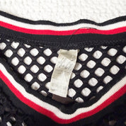 Patchwork Netted Mini Dress (M)