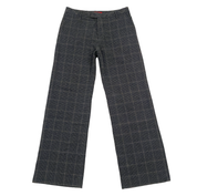 Miss Sixty 2000s Mid-Rise Plaid Trouser Flare Pants (M)