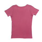 Hysteric Glamour Pink H Logo Pin-Up Graphic Baby Tee (S)