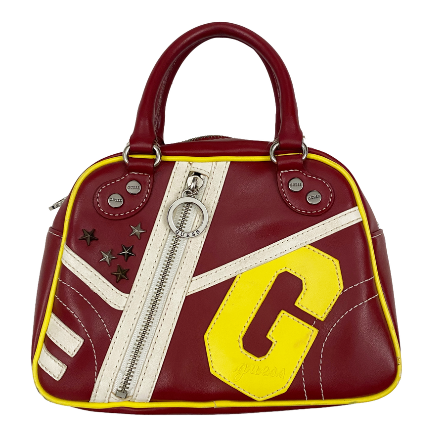 Guess 2000s Varsity G Mini Bowler Bag