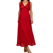 Vintage Red Maxi Slip Dress (M/L)