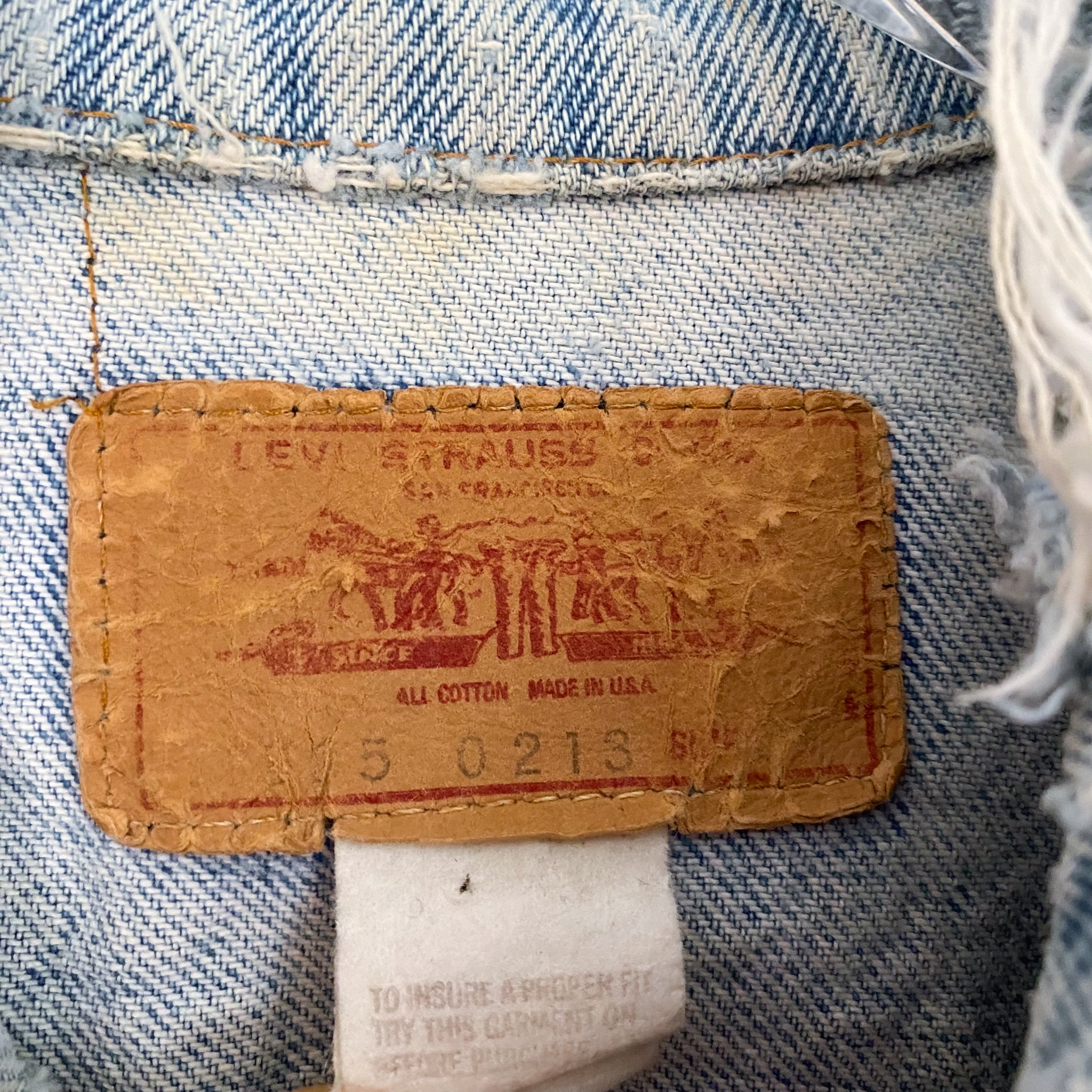 Vintage 1980's Levi's Trucker Jacket - Medium