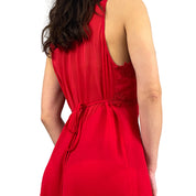 Vintage Red Maxi Slip Dress (M/L)