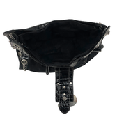 Guess 2000s Black + Silver Chain Shoulder Bag