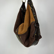 Vintage Suede Patchwork Bag