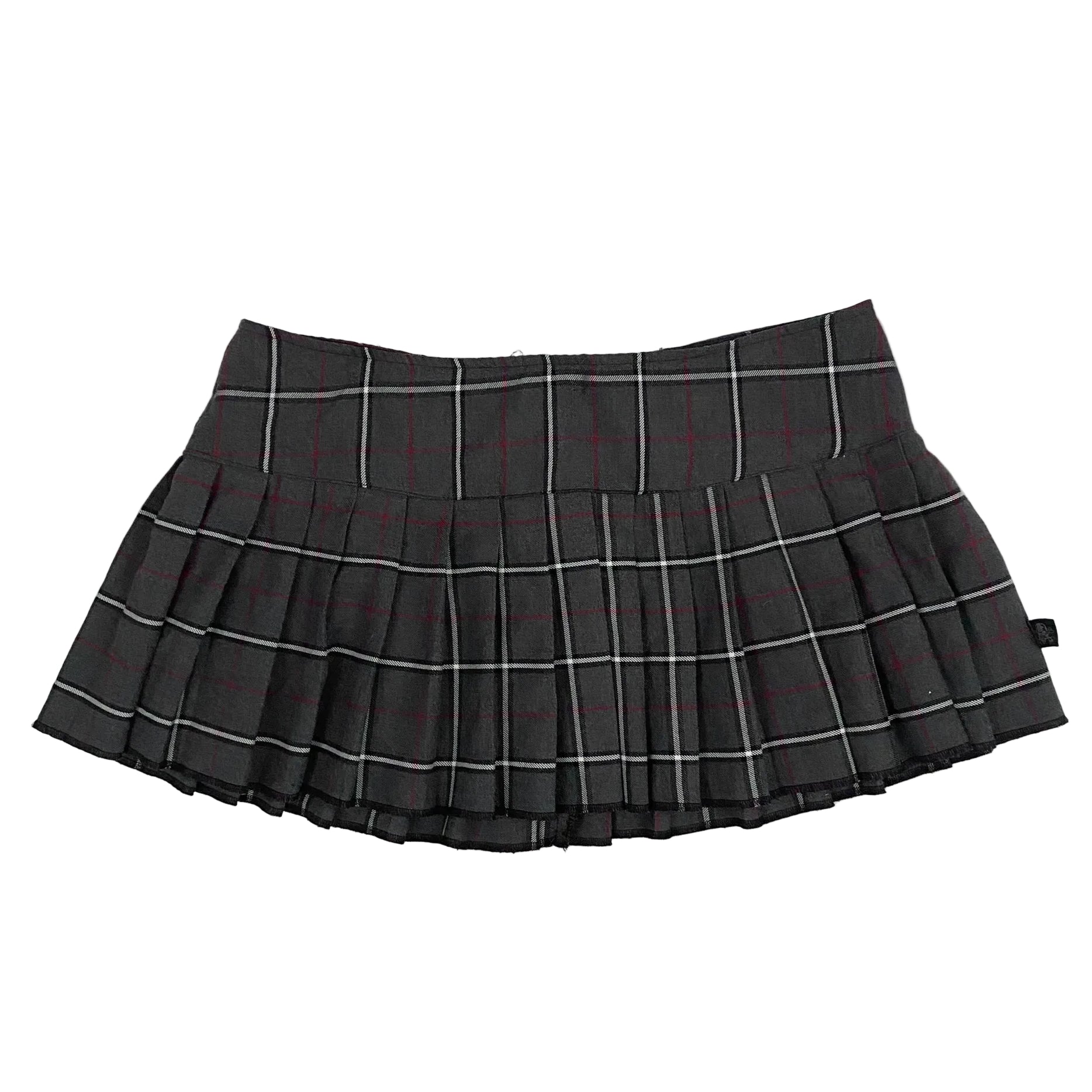 Tripp NYC Plaid Pleated Mini Skirt (XL)